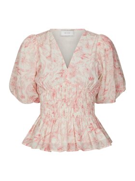 Neo Noir - Minutti Print Blouse Off White Neo Noir - Minutti Print Blouse Off White