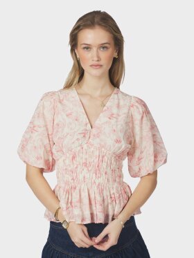 Neo Noir - Minutti Print Blouse Off White Neo Noir - Minutti Print Blouse Off White