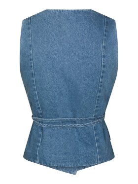 Neo Noir - Samara Denim Waistcoat Blue Neo Noir - Samara Denim Waistcoat Blue