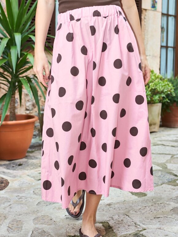 Black Colour - BCAbbie Skirt Rose Dot