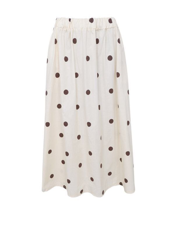 Black Colour - BCAbbie Skirt Creme Dot