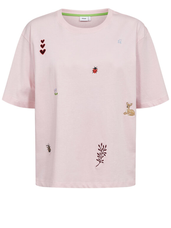 Numph - NUTenia Boxy T-shirt pink Lady