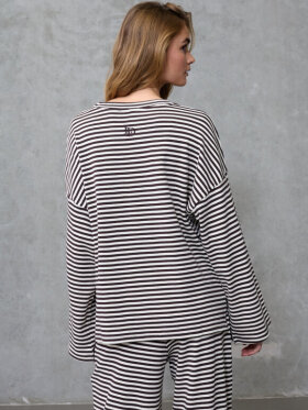 Love & Divine - Love1505 Blouse Cream/Brown