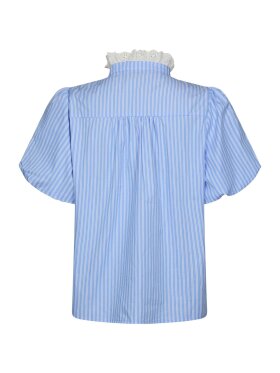 Neo Noir - Ulia Stripe Blouse Blue stripe