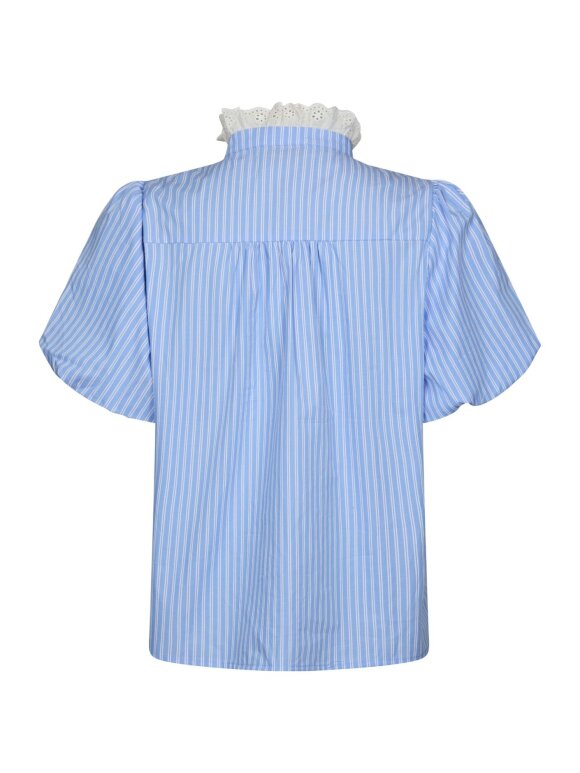 Neo Noir - Ulia Stripe Blouse Blue stripe