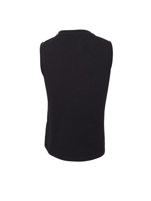 Black Colour - BCMay V-Neck Top Black