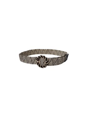 Black Colour - BCTwist Jute Belt Black