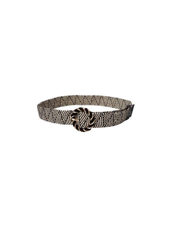 Black Colour - BCTwist Jute Belt Black
