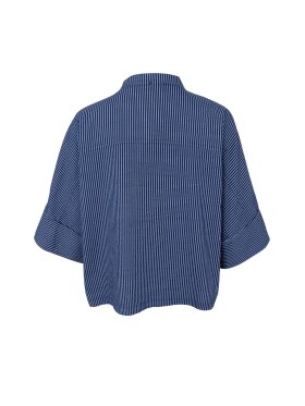Black Colour - BCAlly Loose Shirt Navy