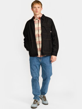 Revolution - Zipped Denim Worker Shirt