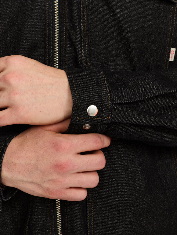 Revolution - Zipped Denim Worker Shirt