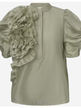 Gossia - AnnsofieGO Blouse Dusty Green Gossia - AnnsofieGO Blouse Dusty Green