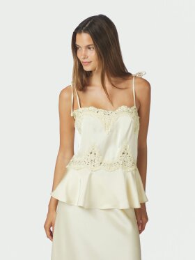 Neo Noir - Kaela Heavy Sateen Lace Top Neo Noir - Kaela Heavy Sateen Lace Top