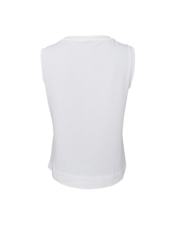 Black Colour - BCMay V-Neck Top off white