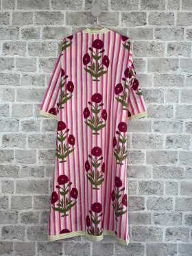 Cabana Living - Elva Kjole pink sand blomst