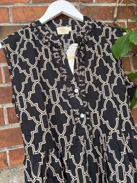 WAUW - Geisha Dress Black and Beige WAUW - Geisha Dress Black and Beige