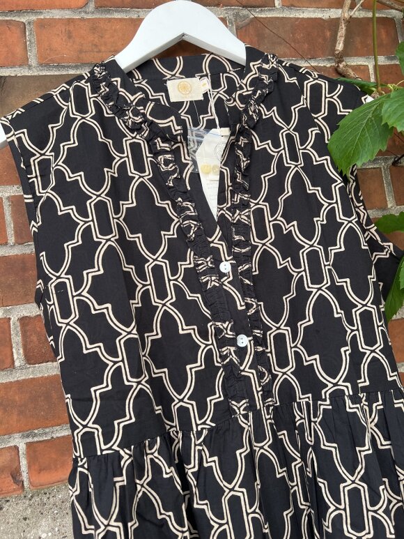 WAUW - Geisha Dress Black and Beige