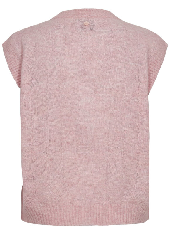 Numph - NURiette Check Vest Pink Lady