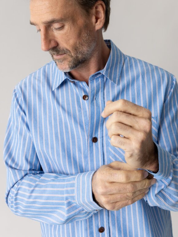 Mos Mosh Gallery - MMGDavid Spring Stripe Shirt
