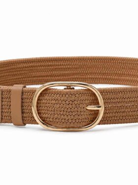 Black Colour - BCCharmaine Jute Belt Khaki Black Colour - BCCharmaine Jute Belt Khaki