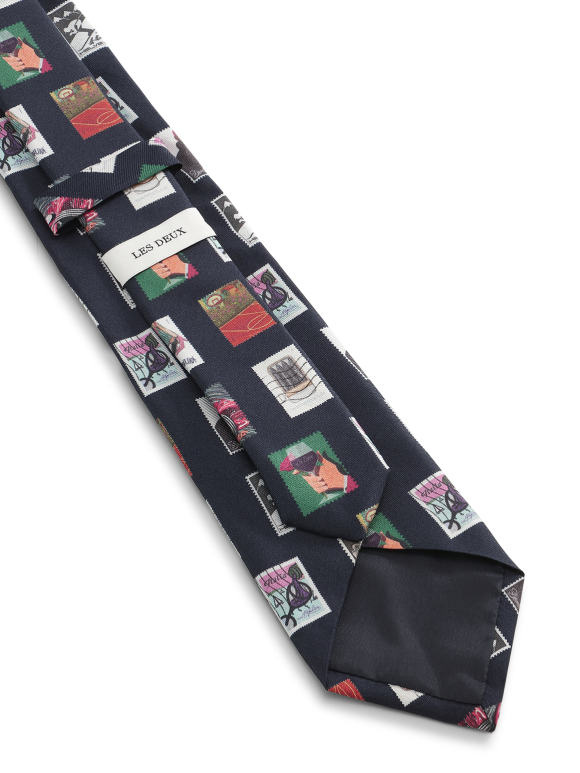 Les Deux - Stamp AOP Tie