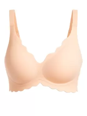 Femifemme - SoftScallop bøjlefri BH Nude