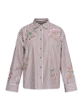 Love & Divine - Love1555-3 Shirt Brown stripe