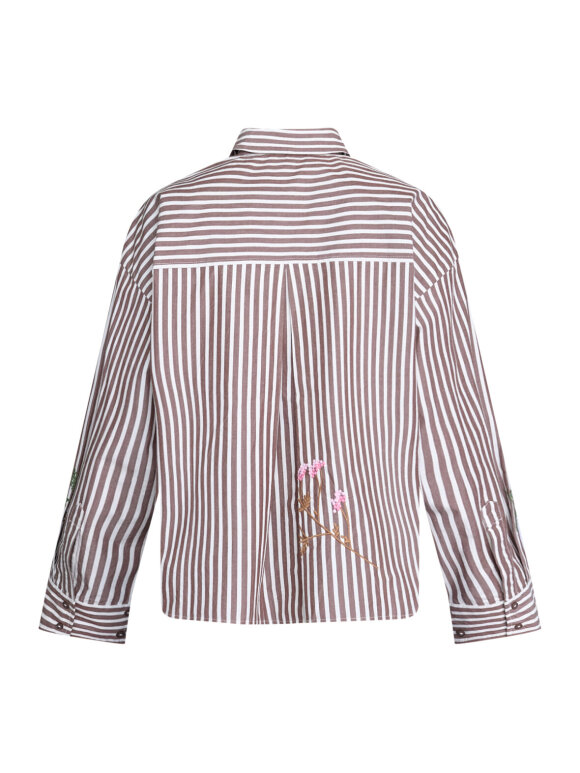 Love & Divine - Love1555-3 Shirt Brown stripe