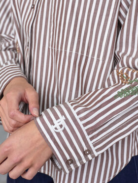 Love & Divine - Love1555-3 Shirt Brown stripe