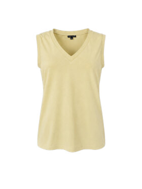 Black Colour - BCMay V-Neck top PastelYellow Black Colour - BCMay V-Neck top PastelYellow