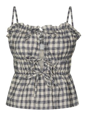 Neo Noir - Seylor Check Top Black