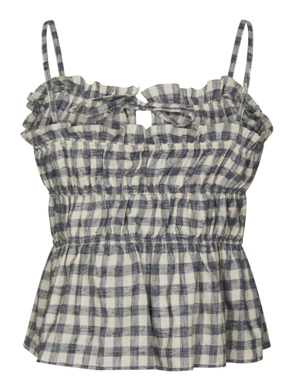Neo Noir - Seylor Check Top Black