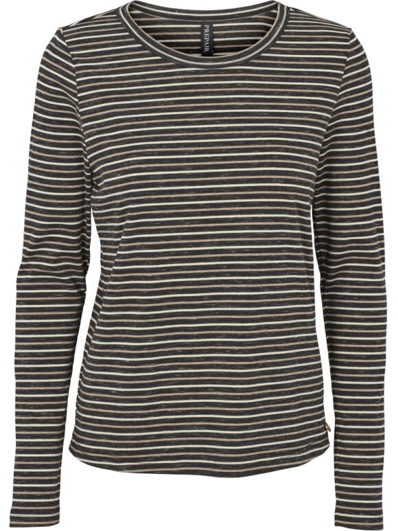 Prepair - Beatrice T-Shirt Brown Melange