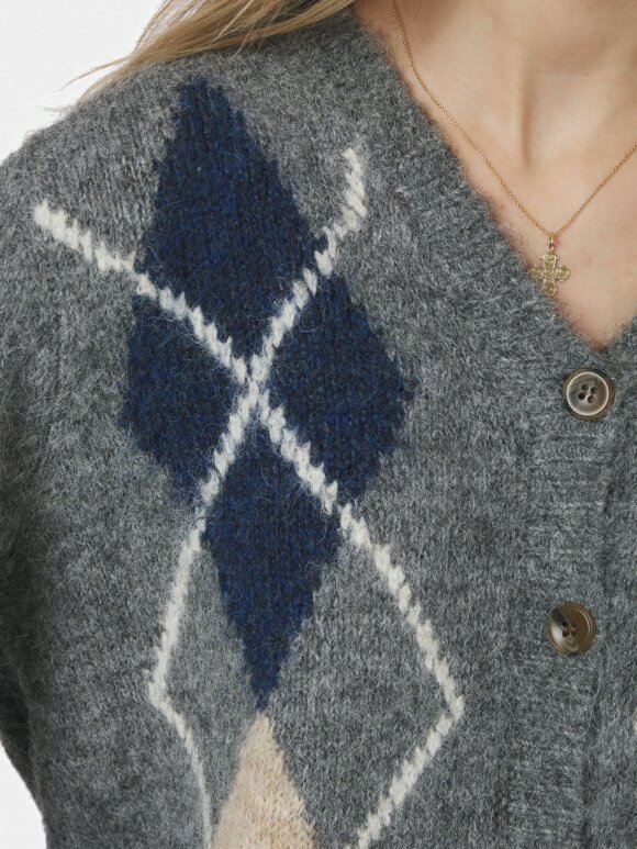 Neo Noir - Beleney small check cardigan