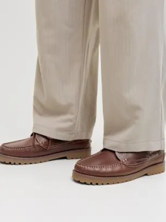 Jack & Jones - JFWBrooklyn Leather Boat Shoe