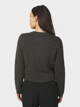 Neo Noir - Elbie Knit Cardigan Antracit Neo Noir - Elbie Knit Cardigan Antracit