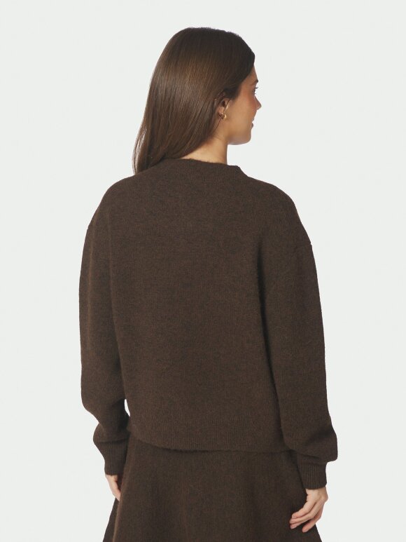 Neo Noir - Dione Fluffy knit Cardigan Bro