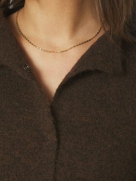 Neo Noir - Dione Fluffy knit Cardigan Bro Neo Noir - Dione Fluffy knit Cardigan Bro