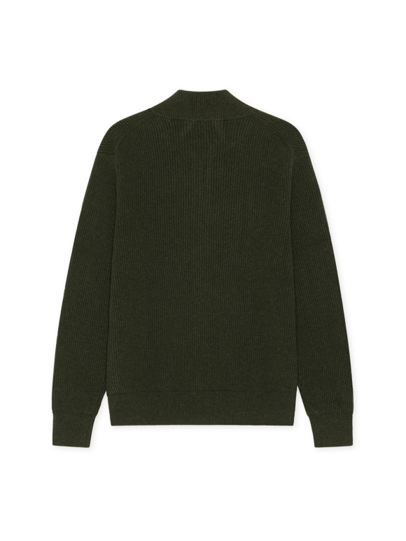 Les Deux - Les Deux Wool Rib Zipper Knit