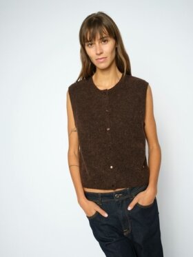Mos Mosh - MMAlmine Thora Knit Vest Delic Mos Mosh - MMAlmine Thora Knit Vest Delic