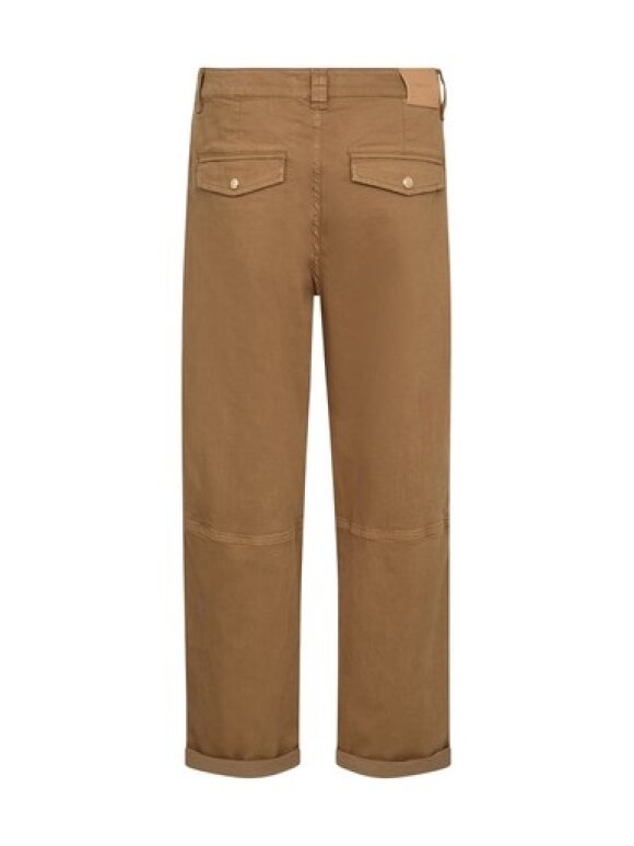 Mos Mosh - MMAymen Len Pant Dark Camel