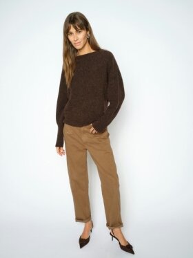 Mos Mosh - MMAymen Len Pant Dark Camel Mos Mosh - MMAymen Len Pant Dark Camel