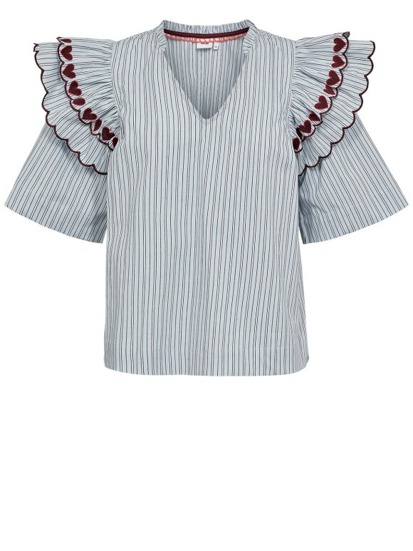 Numph - NUDitty Blouse Floaty Blue