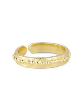 Pure By Nat - Chloe Ring W. Studs guldbelagt Pure By Nat - Chloe Ring W. Studs guldbelagt