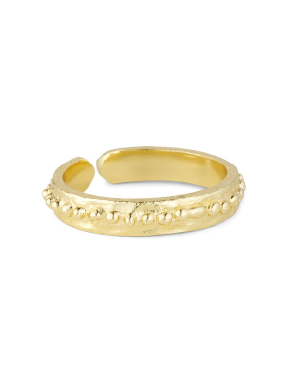 Pure By Nat - Chloe Ring W. Studs guldbelagt