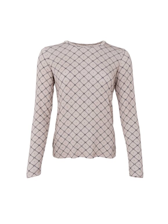 Black Colour - BCAlba LS Tee Natural Mono