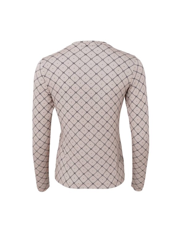 Black Colour - BCAlba LS Tee Natural Mono