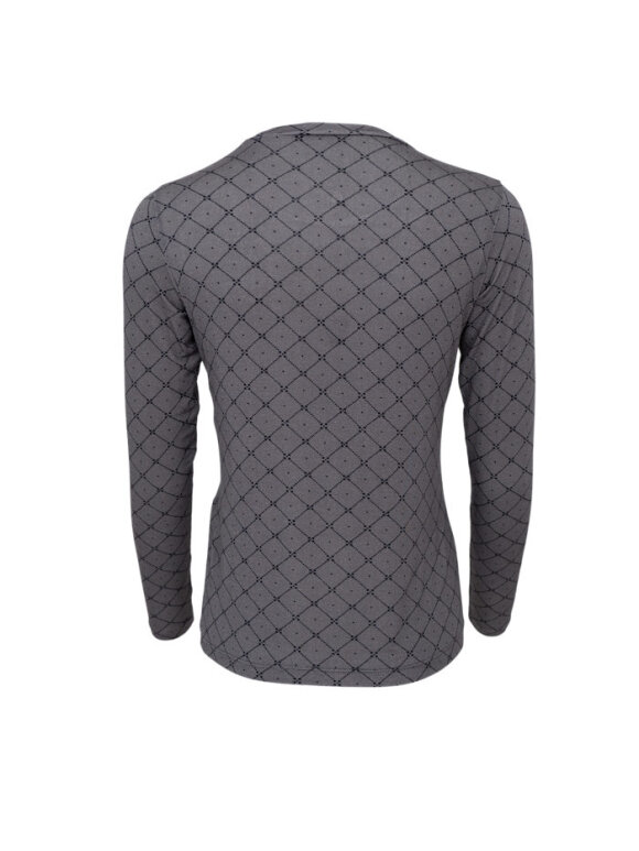 Black Colour - BCAlba LS Tee grey Mono