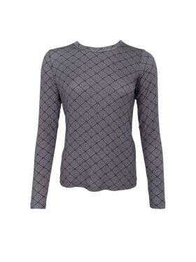 Black Colour - BCAlba LS Tee grey Mono