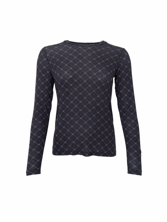 Black Colour - BCAlba LS Tee black Mono